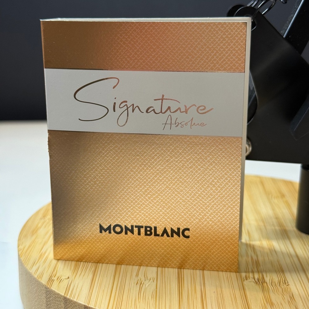 MONTBLANC Signature Absolue EDP 0.06 fl oz Sample Perfume Floral Ambery Fruity